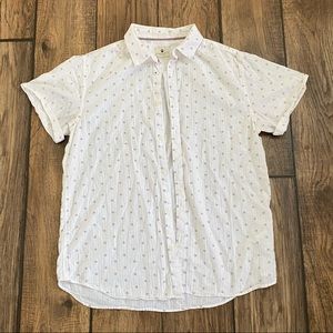 Steel & Jelly Cotton rolled cuff casual button down shirt